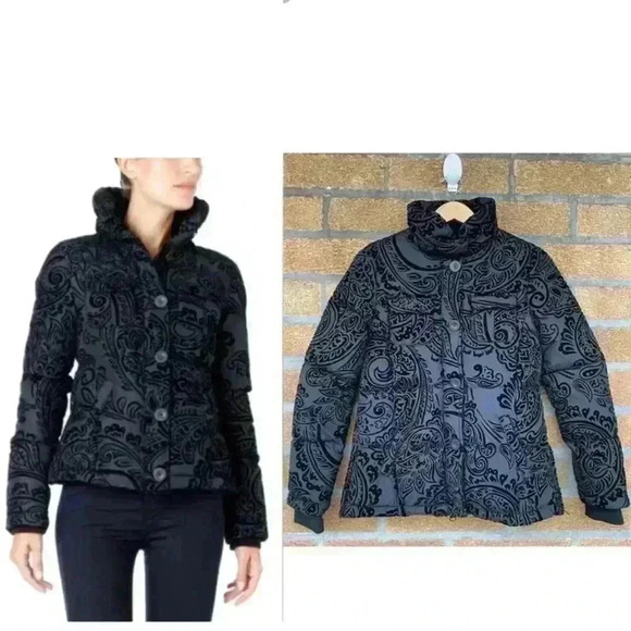 Desigual Medianoche Flocked Velvet
NWT,
Puffer Jacket size small - Picture 1 of 16
